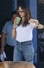 TROIAN BELLISARIO Out with Her Dog in Los Angeles 10/25/2018