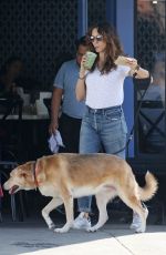 TROIAN BELLISARIO Out with Her Dog in Los Angeles 10/25/2018