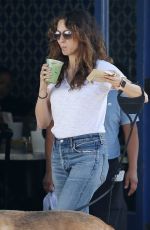 TROIAN BELLISARIO Out with Her Dog in Los Angeles 10/25/2018