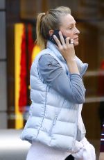 UMA THURMAN and MAYA HAWKE Out on Fifth Avenue in New York 10/03/2018