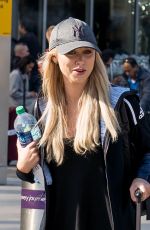 UNA HEALY at Heathrow Airport in London 10/05/2018