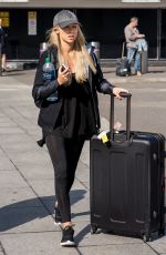 UNA HEALY at Heathrow Airport in London 10/05/2018