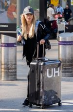 UNA HEALY at Heathrow Airport in London 10/05/2018