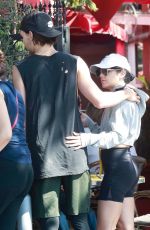 VANESSA HUDGENS and Austin Butler Out for Lunch in Studio City 10/08/2018