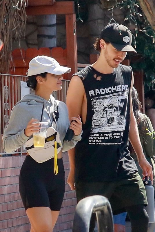 VANESSA HUDGENS and Austin Butler Out for Lunch in Studio City 10/08/2018