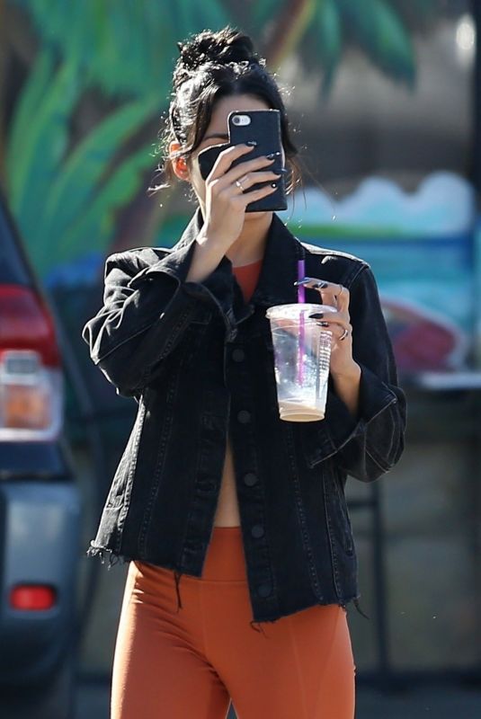 VANESSA HUDGENS at a Local Halloween Store in Los Angeles 10/24/2018