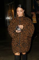 VANESSA HUDGENS Leaves Candy Crush Friends Event in New York 10/11/2018