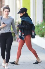 VANESSA HUDGENS Leaves Pilates Class in Los Angeles 10/24/2018
