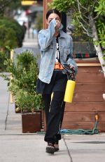 VANESSA HUDGENS Leaves Pilates Class in Studio City 10/09/2018