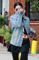 VANESSA HUDGENS Leaves Pilates Class in Studio City 10/09/2018