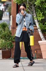VANESSA HUDGENS Leaves Pilates Class in Studio City 10/09/2018