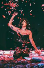 VANESSA HUDGENS on the Set of Lay with Me Music Video 10/04/2018