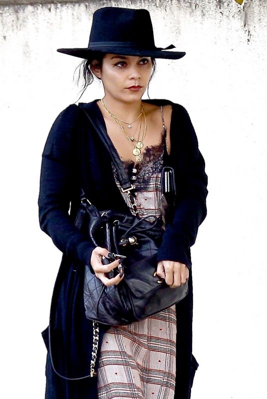 VANESSA HUDGENS Out Shopping in Studio City 10/08/2018