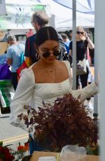 VANESSA HUDGENS Shopping at Farmers Market in Los Angeles 10/21/2018