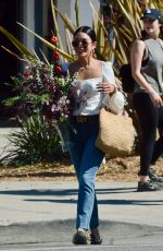 VANESSA HUDGENS Shopping at Farmers Market in Los Angeles 10/21/2018