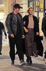VANESSA KIRBY and Callum Turner Night Out in London 10/10/2018