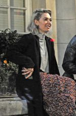 VANESSA KIRBY and Callum Turner Night Out in London 10/10/2018