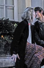VANESSA KIRBY and Callum Turner Night Out in London 10/10/2018