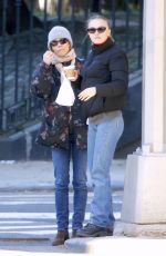 VANESSA PARADIS and LILY-ROSE DEPP Out in New York 10/19/2018