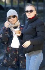 VANESSA PARADIS and LILY-ROSE DEPP Out in New York 10/19/2018