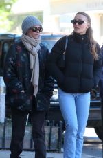 VANESSA PARADIS and LILY-ROSE DEPP Out in New York 10/19/2018