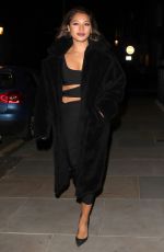 VANESSA WHITE Night Out in London 10/27/2018