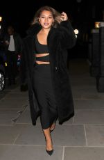 VANESSA WHITE Night Out in London 10/27/2018