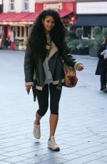 VICK HOPE Leaves Gobal Radio in London 10/10/2018