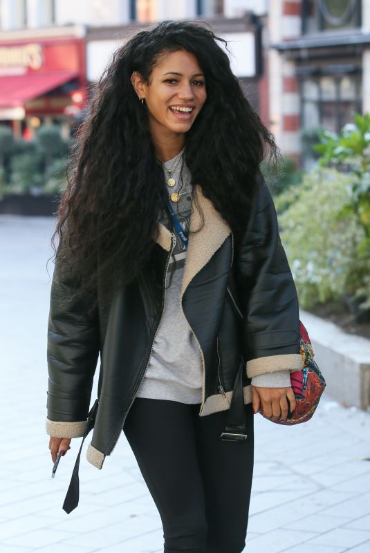 VICK HOPE Leaves Gobal Radio in London 10/10/2018