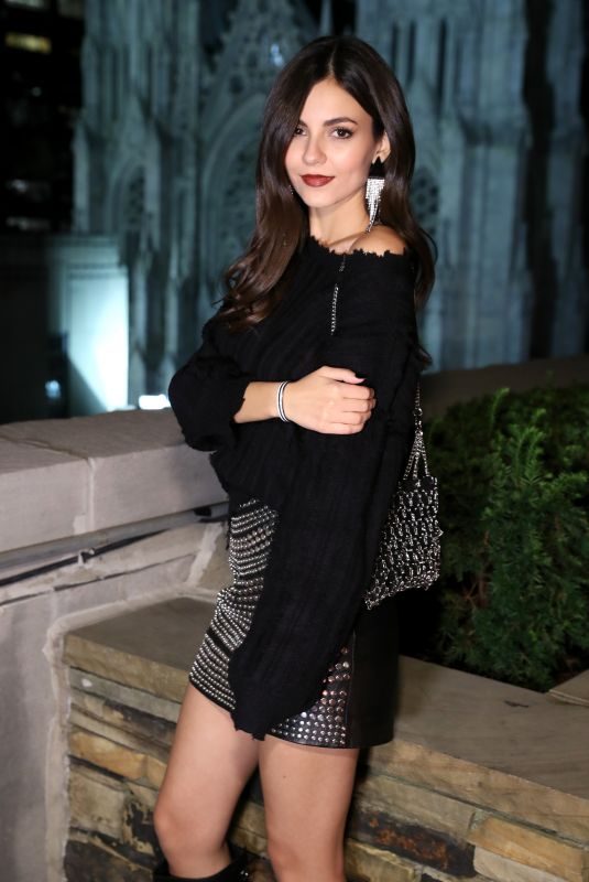 VICTORIA JUSTICE at Daniel Wellington Celebrates Opening of Rockefeller Center Store in New York 10/17/2018