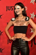 VICTORIA JUSTICE at Just Jared Halloween Bash in West Hollywood 01/27/2018