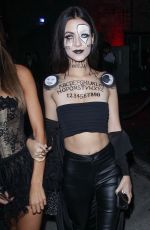 VICTORIA JUSTICE at Just Jared Halloween Party in West Hollywood 01/27/2018