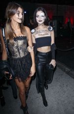 VICTORIA JUSTICE at Just Jared Halloween Party in West Hollywood 01/27/2018