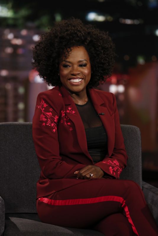 VIOLA DAVIS at Jimmy Kimmel Live 09/24/2018