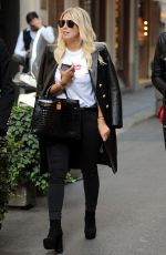 WANDA NARA Out Shopping in Milan 10/18/2018