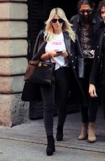 WANDA NARA Out Shopping in Milan 10/18/2018