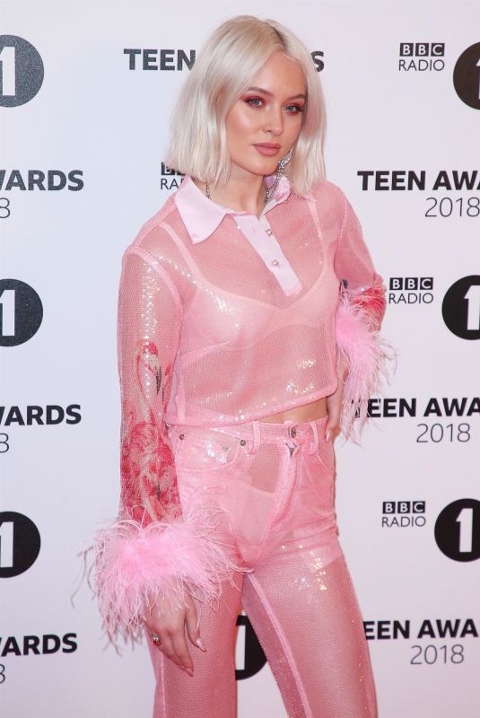 ZARA LARSSON at BBC Radio 1 Teen Awards in London 10/21/2018