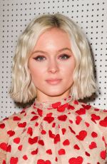 ZARA LARSSON at Giambattista Walli Show at Paris Fashion Week 10/01/2018