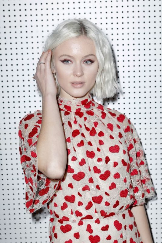 ZARA LARSSON at Giambattista Walli Show at Paris Fashion Week 10/01/2018