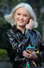 ZARA LARSSON at Global Radio in London 10/16/2018