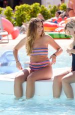 ZARA MCDERMOTT and ELLIE BROWN in Bikinis at a Pool in Ibiza 10/22/2018