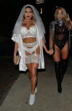 ZARALENA JACKSON at Swankeys Night Club Halloween Party in London 10/28/2018