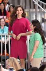 ZENDAYA COLEMAN at Today Show Celebrates International Day of the Girl in New York 10/11/2018