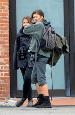 ZENDAYA COLEMAN on the Set of Spider-man: Far from Home in Venice 09/30/2018