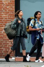 ZENDAYA COLEMAN on the Set of Spider-man: Far from Home in Venice 09/30/2018