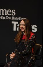 ZOE KAZAN at New York Times Presents Wildlife Screentimes in New York 10/15/2018