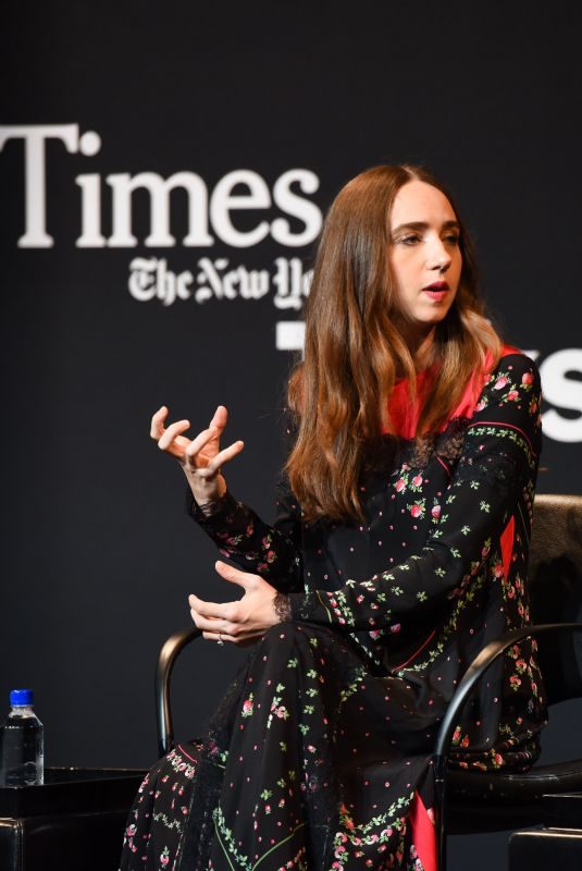 ZOE KAZAN at New York Times Presents Wildlife Screentimes in New York 10/15/2018