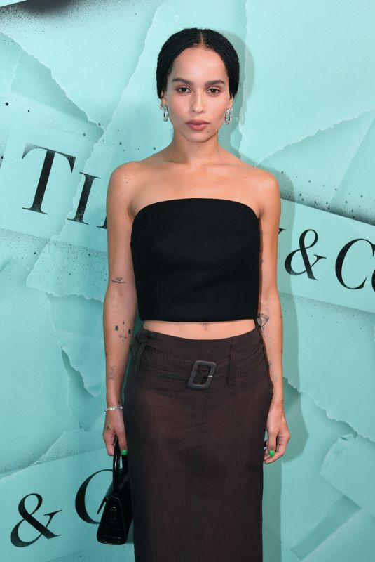 ZOE KRAVITZ at Tiffany & Co. Celebrates 2018 Tiffany Blue Book Collection in New York 10/09/2018