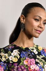 ZOE SALDANA at Hammer Museum Gala in Los Angeles 10/14/2018
