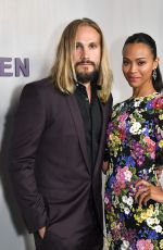 ZOE SALDANA at Hammer Museum Gala in Los Angeles 10/14/2018